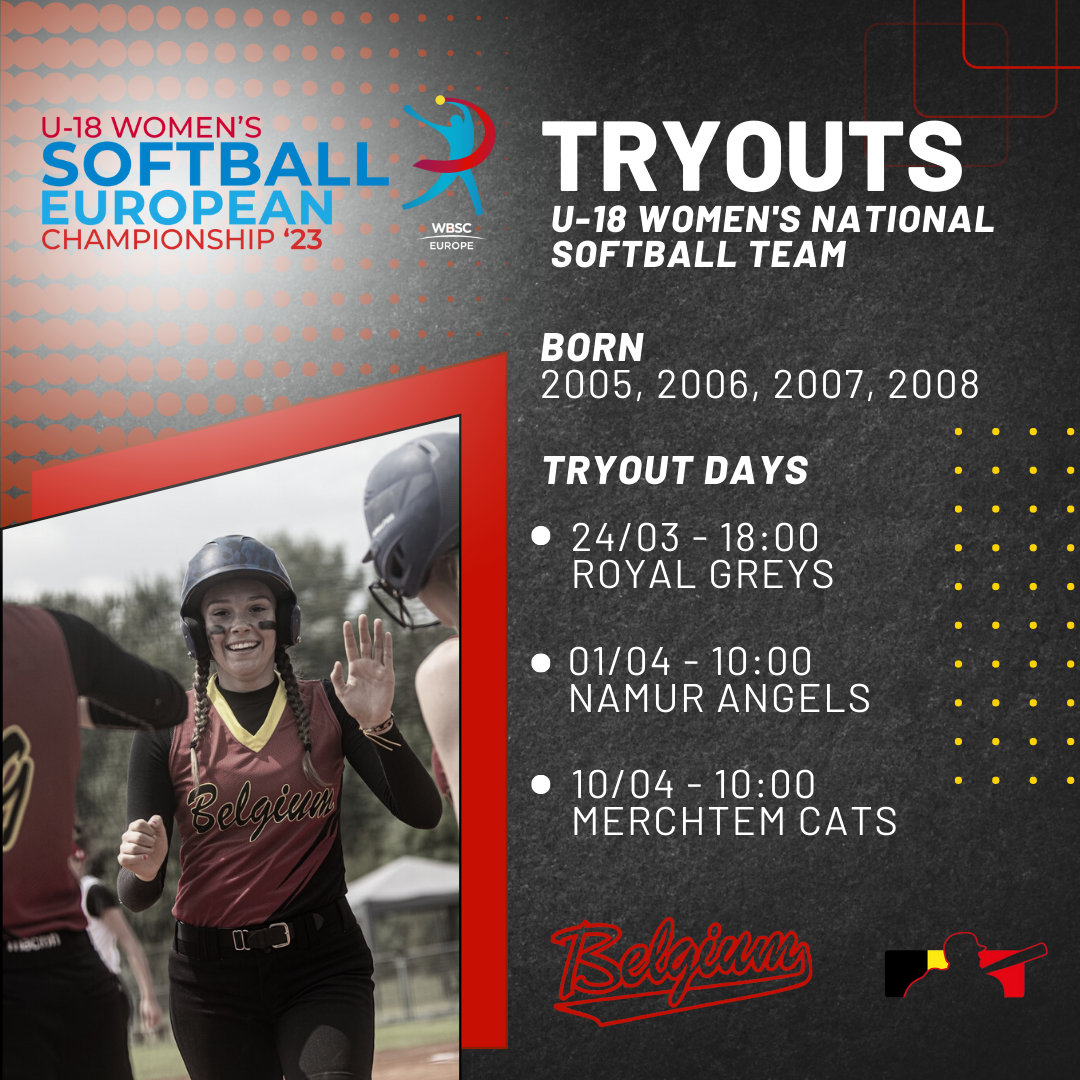 U18 softball ladies tryout KBBSF FRBBS